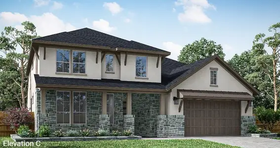 New construction Single-Family house 29719 Longleaf Grove Ln, Fulshear, TX 77441 plan Barnhart - image