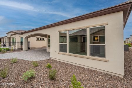 New construction Single-Family house 578 E Las Puertas Ln, Queen Creek, AZ 85140 Genova Exterior A- photo 3 3