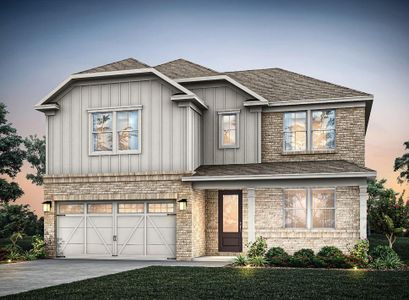 New construction Single-Family house 2179 Groveview Ln, Powder Springs, GA 30127 plan Winthrop - image