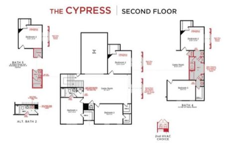 Cypress Second Floor Plan