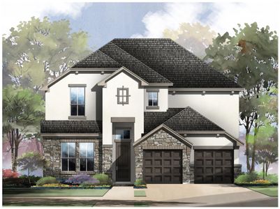 New construction Single-Family house 3037 Ashby Park, Bulverde, TX 78163 plan Duvall - image