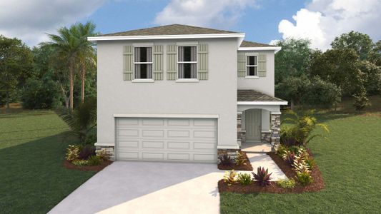 New construction Single-Family house 10370 Tucker Rd, Weeki Wachee, FL 34613 plan Elston - image