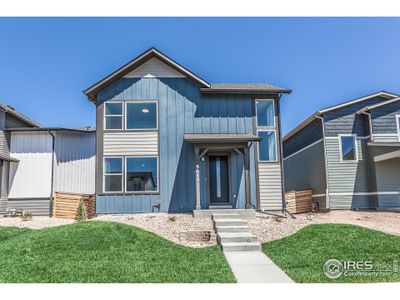 New construction Single-Family house 6105 Saddle Horn Drive, Timnath, CO 80547 Newton- photo 0