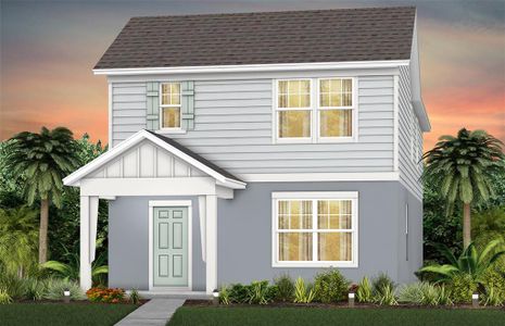 New construction Single-Family house 2237 Southbury Dr, Kissimmee, FL 34744 Haddock- photo 0