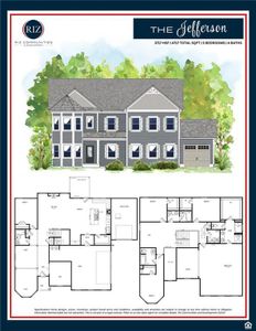 New construction Single-Family house 202 Silvercrest Dr, Acworth, GA 30101 The Jefferson- photo 0