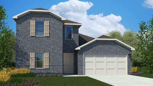 New construction Single-Family house 329 Deaf Smith St, Fort Worth, TX 76247 plan Midland - image