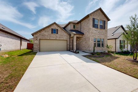 New construction Single-Family house 1215 Lancaster Dr, Justin, TX 76247 plan Livingston - 40' Smart Series - image