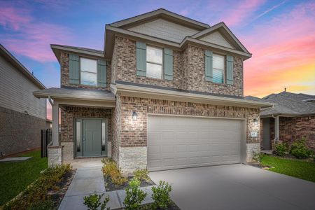 New construction Single-Family house 433 Aurora Creek Lane, Katy, TX 77493 2227- photo 0