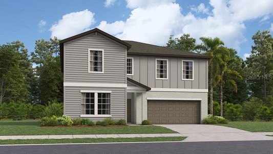 New construction Single-Family house 22313 Pleasant Morning Drive, Land O' Lakes, FL 34637 Trenton- photo 0