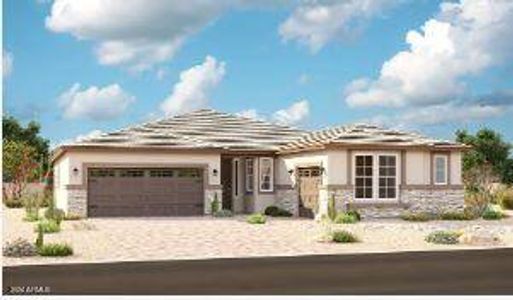 New construction Single-Family house 20283 W Hollyhock Street, Buckeye, AZ 85396 Pinecrest- photo 0