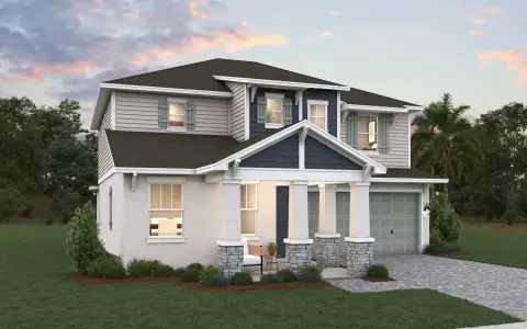 New construction Single-Family house 1575 Cadence St, Minneola, FL 34715 plan Biscayne - image