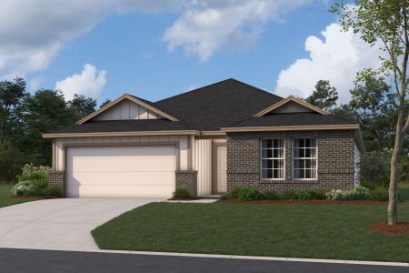 New construction Single-Family house 19905 Hirono Dr, Manor, TX 78653 Moscoso- photo 0