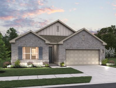 New construction Single-Family house 101 Yale St, Seguin, TX 78155 plan Hayes - image