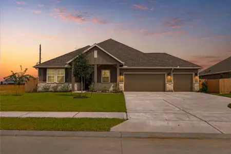 New construction Single-Family house 12406 Old Fashion Cir, Mont Belvieu, TX 77535 plan Aegean - image