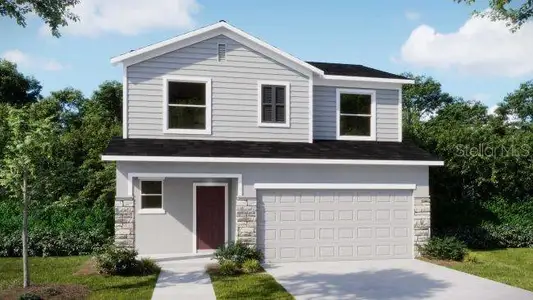 New construction Single-Family house 3865 Bluethread Wy, Poinciana, FL 34759 plan The Lexington - image