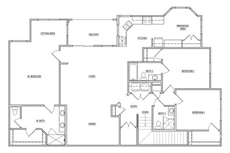 New construction Condo house 301 Flowering Peach Ct, Charleston, SC 29414 plan The Anson - image 5