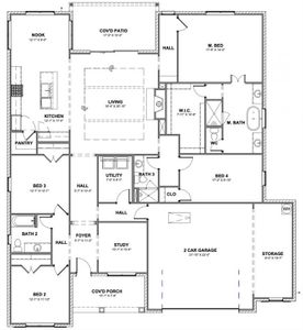 New construction Single-Family house 107 Evanston Ct, Rhome, TX 76078 - image 3