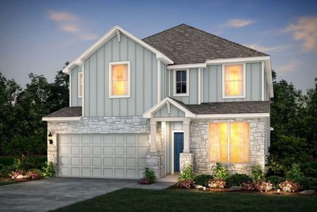 New construction Single-Family house 216 Inlet Ln, Leander, TX 78641 Riverdale- photo 0