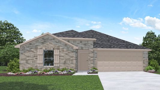 New construction Single-Family house 18194 Woodpecker Trl, New Caney, TX 77357 plan Burnet - image