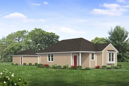 New construction Single-Family house 182 Hortus Dr, Kyle, TX 78640 plan 1191 Casetta - image