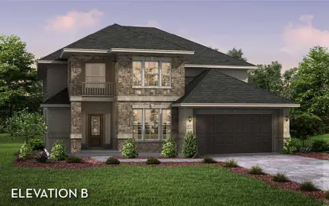 New construction Single-Family house 16401 Flatlands, Celina, TX 75009 plan Laguna II - image