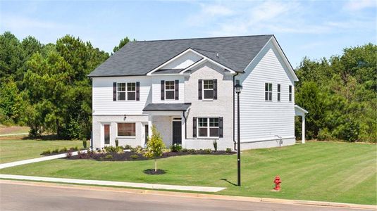 New construction Single-Family house 605 Kimberwick Dr, Locust Grove, GA 30248  THE HALTON- photo 0