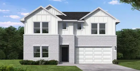 New construction Single-Family house 308 Sleep Holw, Jarrell, TX 76537 plan Donley - image