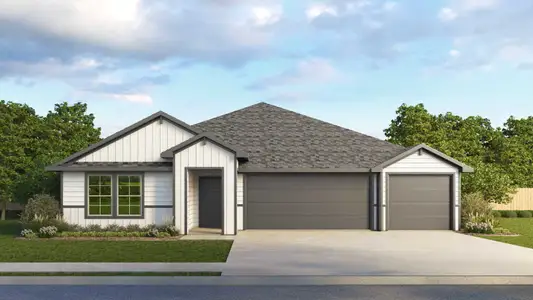 New construction Single-Family house 179 Great Northern Dr, Cedar Creek, TX 78612 plan The Hudson - image