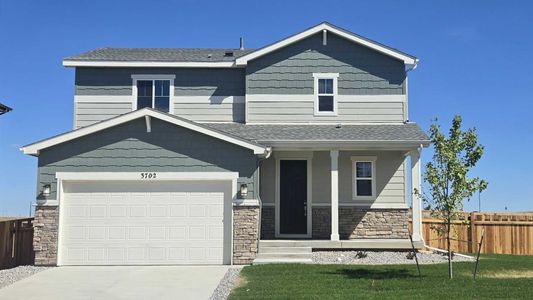 New construction Single-Family house 3702 Bluestem St, Dacono, CO 80514 plan The Mackenzie - image
