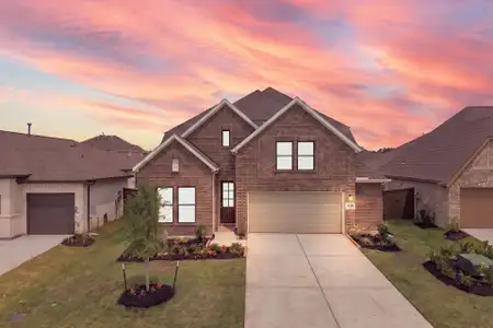 New construction Single-Family house 416 Rugged Rock Ln, New Caney, TX 77357 plan Alvin - image