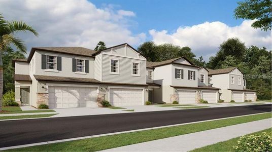 New construction Townhouse house 10302 Lavender Aster Trl, San Antonio, FL 33576 null- photo 0