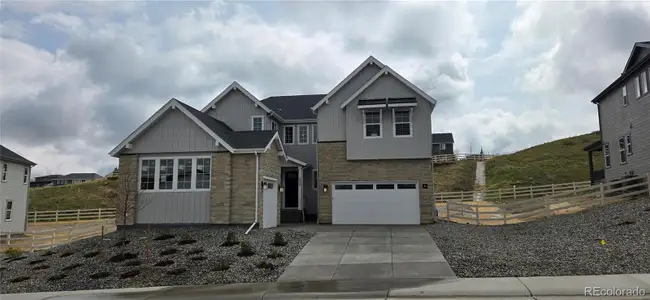 New construction Single-Family house 1672 Fox Trotter Pt, Castle Rock, CO 80104 Steamboat | A Multi-Gen Home- photo 0