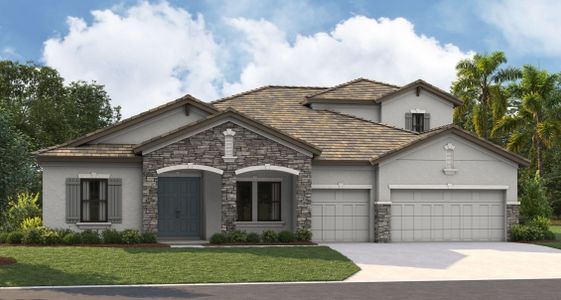 New construction Single-Family house 13726 Heartwood Wy, Parrish, FL 34219 plan Cedar Key II - image