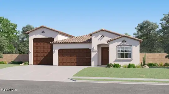 New construction Single-Family house 3298 E Craftsman Ln, San Tan Valley, AZ 85140 plan Wayfarer II Plan 5579 - image