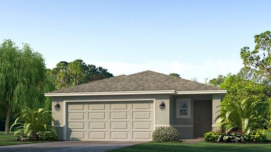 New construction Single-Family house 5021 Rocky Coast Pl, Palmetto, FL 34221 Harper- photo 0