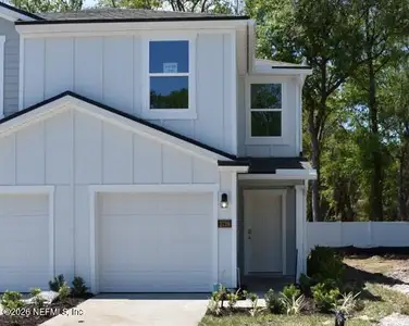 New construction Townhouse house 2728 Iron Rock Ct, Jacksonville, FL 32254 plan Greyson II - image