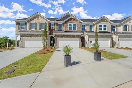 New construction Townhouse house 897 Pensive Run, Dacula, GA 30019 - image