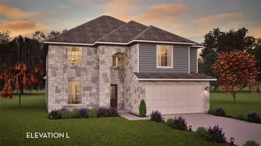 New construction Single-Family house 213 Hollister Dr, Liberty Hill, TX 78642 plan Snowmass - image