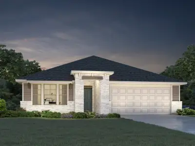 New construction Single-Family house 113 Cassins Nest, Cedar Creek, TX 78612 plan The Henderson (404) - image