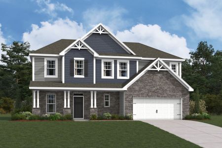 New construction Single-Family house 253 Amber Glen Dr, Locust, NC 28097 plan Stockton - image