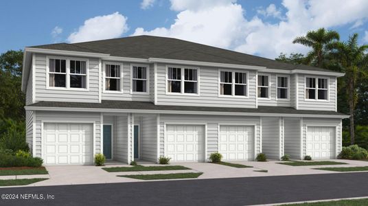 New construction Townhouse house 686 Holly Lakes Drive, Orange Park, FL 32073 - photo 0