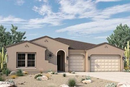 New construction Single-Family house 6859 N 190Th Dr, Waddell, AZ 85355 The Turnbull- photo 0