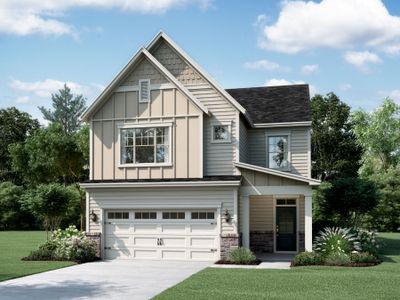 New construction Single-Family house 2425 Andrena Wy, New Hill, NC 27562 plan Guilford - Single Family Premier Collection - image