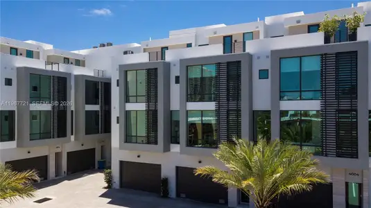 New construction Townhouse house 4008 Ne 167Th St, Unit 6, North Miami Beach, FL 33160 plan Dahlia - image