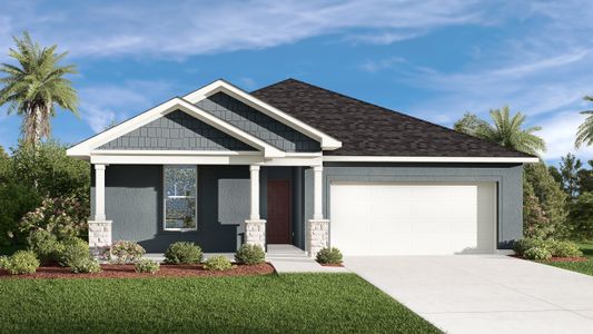 New construction Single-Family house 245 Leafy Wy, Spring Hill, FL 34609 Landmark CMU Series - Blanton- photo 1 1