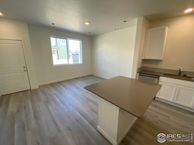 Kitchen and living room