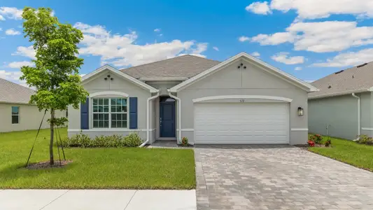 New construction Single-Family house 974 Chadwick St, Lehigh Acres, FL 33974 plan Cali - image