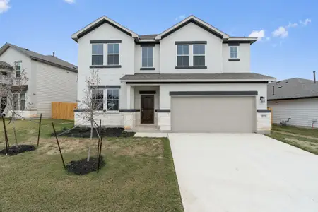 New construction Single-Family house 332 Stellar Wind Dr, Georgetown, TX 78626 plan Trenton - image
