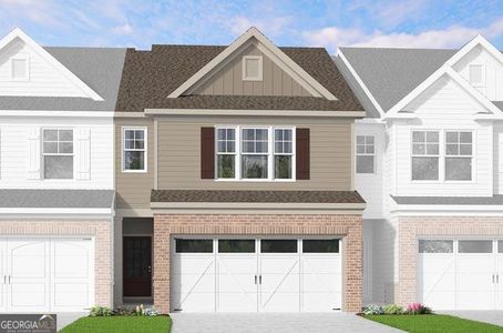New construction Townhouse house 5665 Overview Dr, Flowery Branch, GA 30542 - image