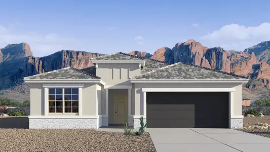New construction Single-Family house 1348 S 240Th Ln, Buckeye, AZ 85326 plan Huntsville - image